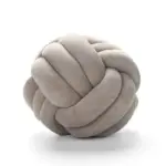 Decorative Knotted Suede Effect Ball Soft Cushion tag1