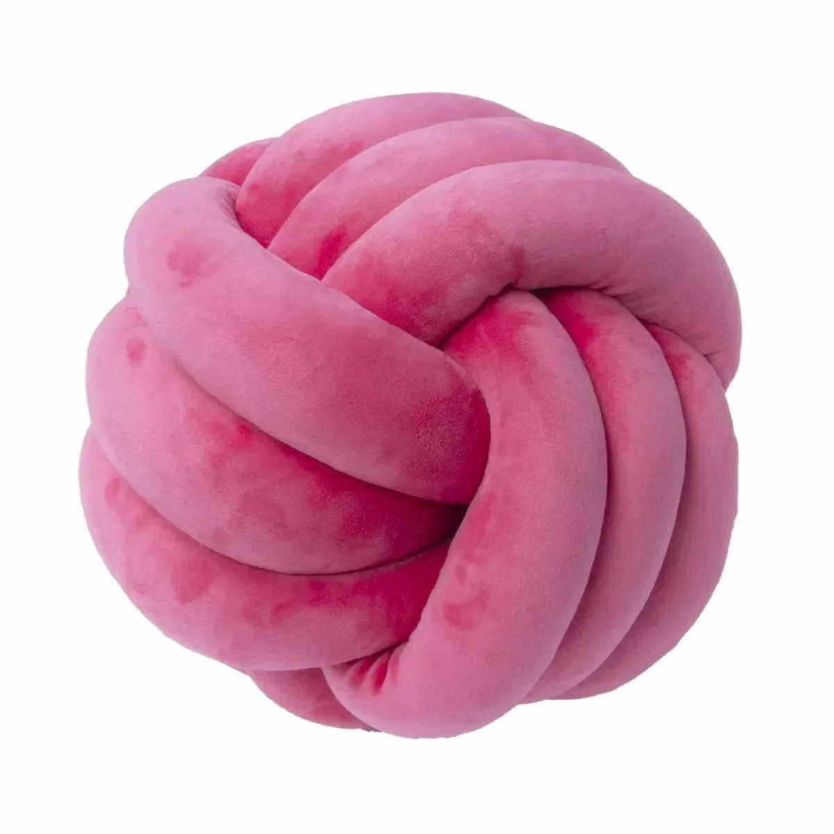 Decorative Knotted Suede Effect Ball Soft Cushion -  - #tag1#