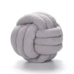 Decorative Knotted Teddy Ball Soft Cushion tag1