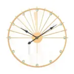 Decorative Large Silent Wall Clock 20 Inches Iron