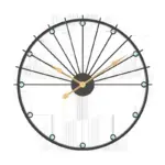 Decorative Large Silent Wall Clock 20 Inches Iron
