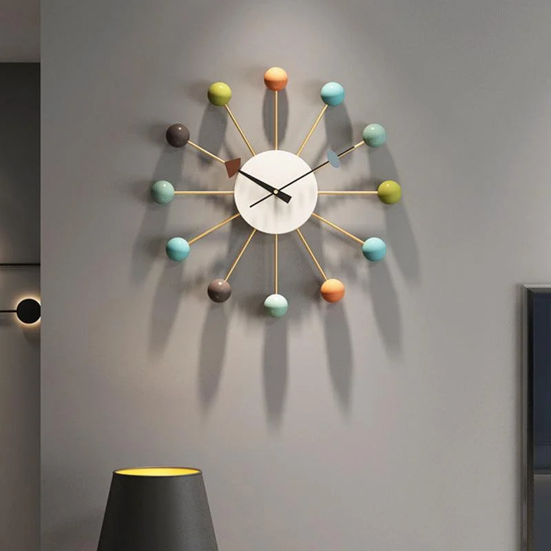 Decorative Large Silent Wall Clock for Living Room 21 Inches -