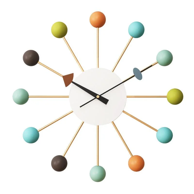 Decorative Large Silent Wall Clock for Living Room 21 Inches -