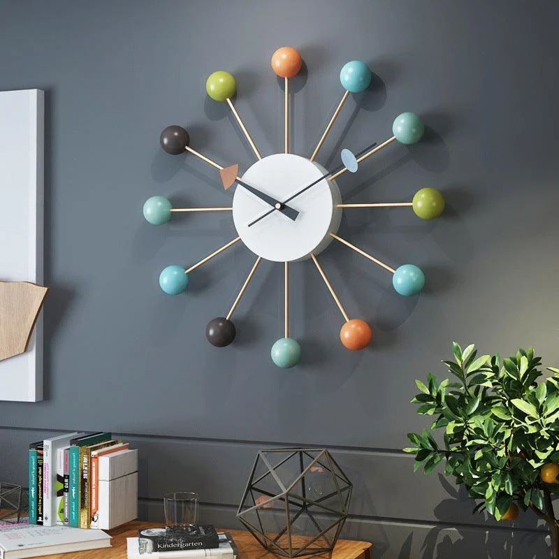 Decorative Large Silent Wall Clock for Living Room 21 Inches -