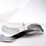 Decorative Platter Stainless Steel Fruit Bowl Silver 35 cm Large tag1