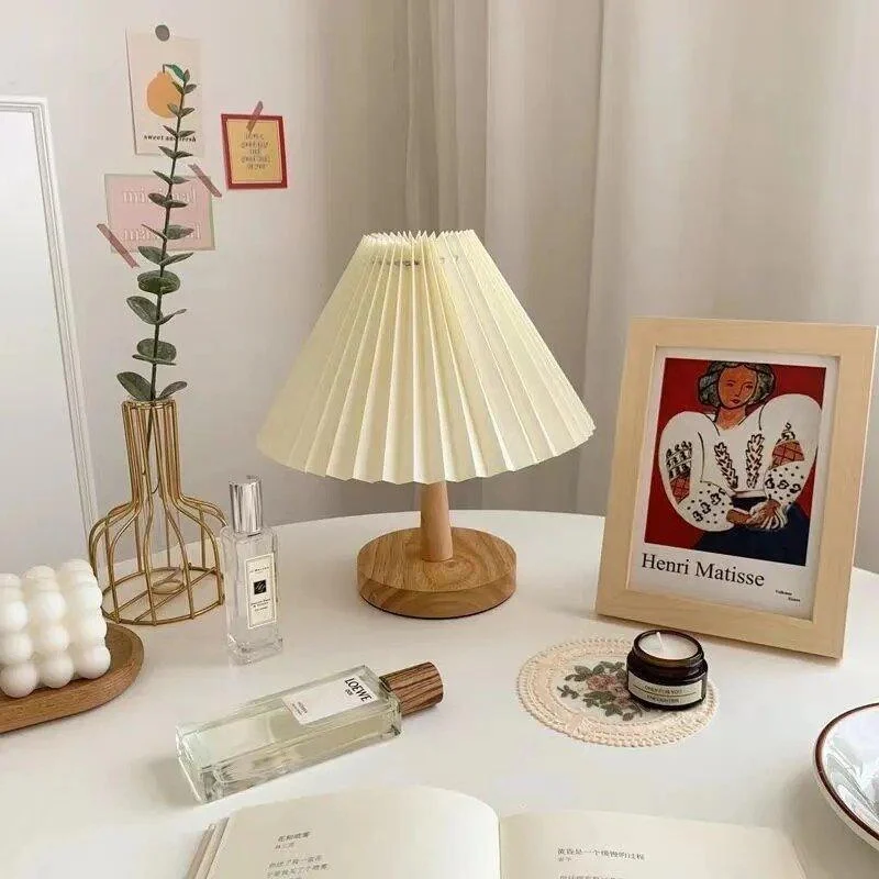 Decorative Pleated Table Lamp -  - #tag1#