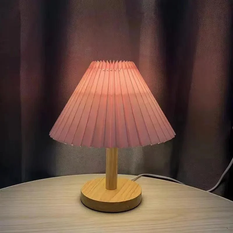 Decorative Pleated Table Lamp -  - #tag1#