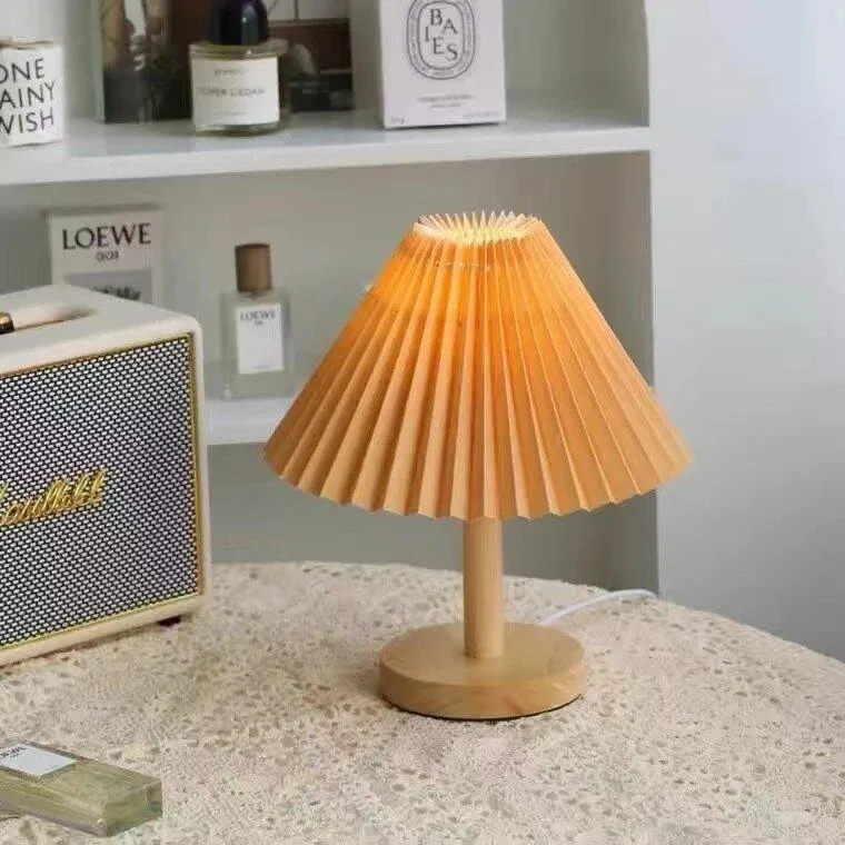 Decorative Pleated Table Lamp -  - #tag1#