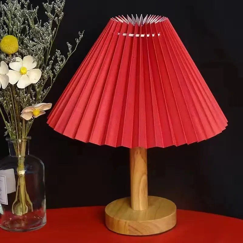 Decorative Pleated Table Lamp -  - #tag1#