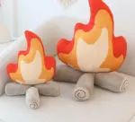 Decorative Plush Fire Pillows