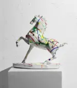 Decorative_Resin_Sculpture_Horse_White_Large_35cm_-_-_tag1_-4193004 Decorative Resin Sculpture Horse White Large 35cm tag1
