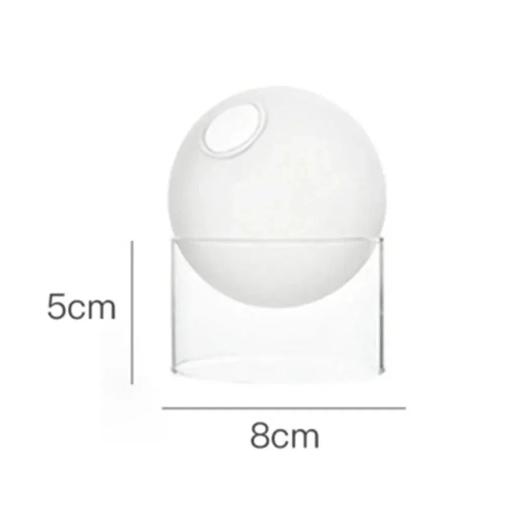 Decorative Round Modern Glass Vase -  - #tag1#