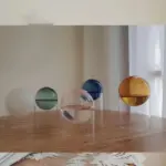 Decorative Round Modern Glass Vase tag1