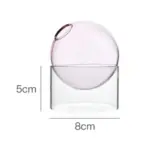 Decorative Round Modern Glass Vase tag1