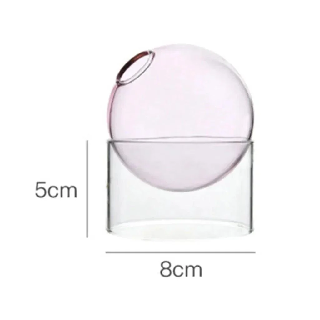 Decorative Round Modern Glass Vase -  - #tag1#
