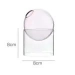 Decorative Round Modern Glass Vase tag1