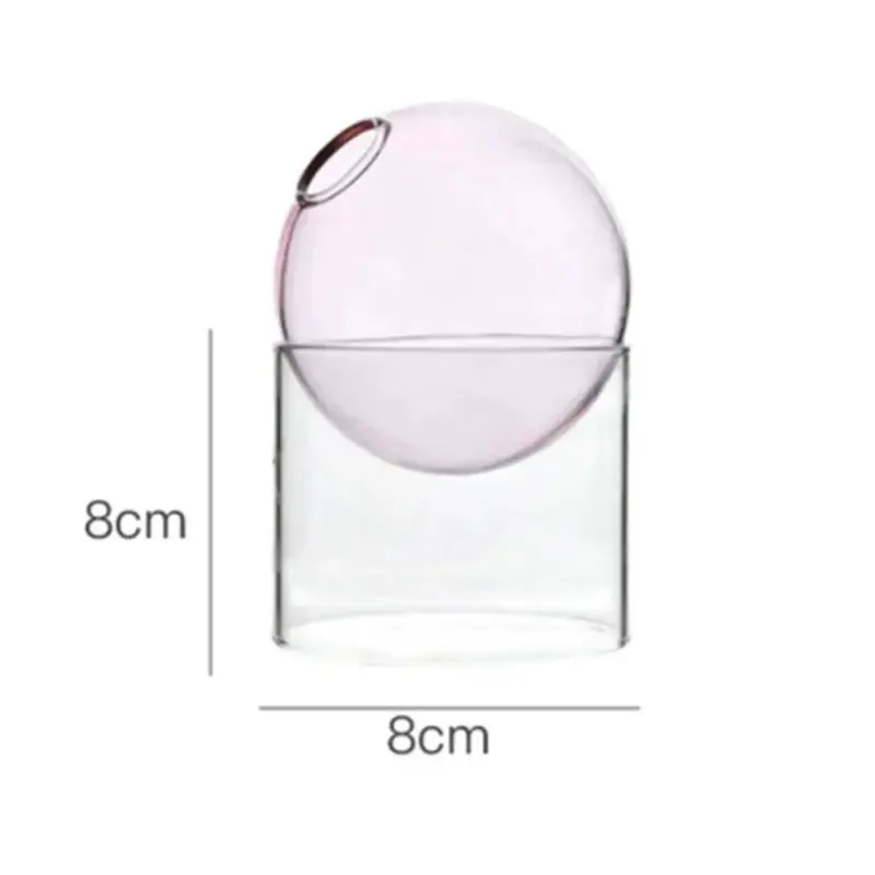 Decorative Round Modern Glass Vase tag1