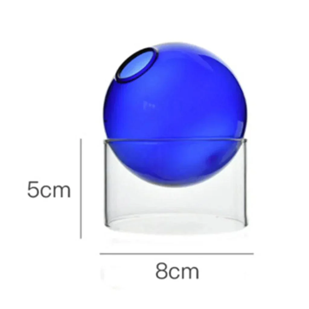 Decorative Round Modern Glass Vase -  - #tag1#