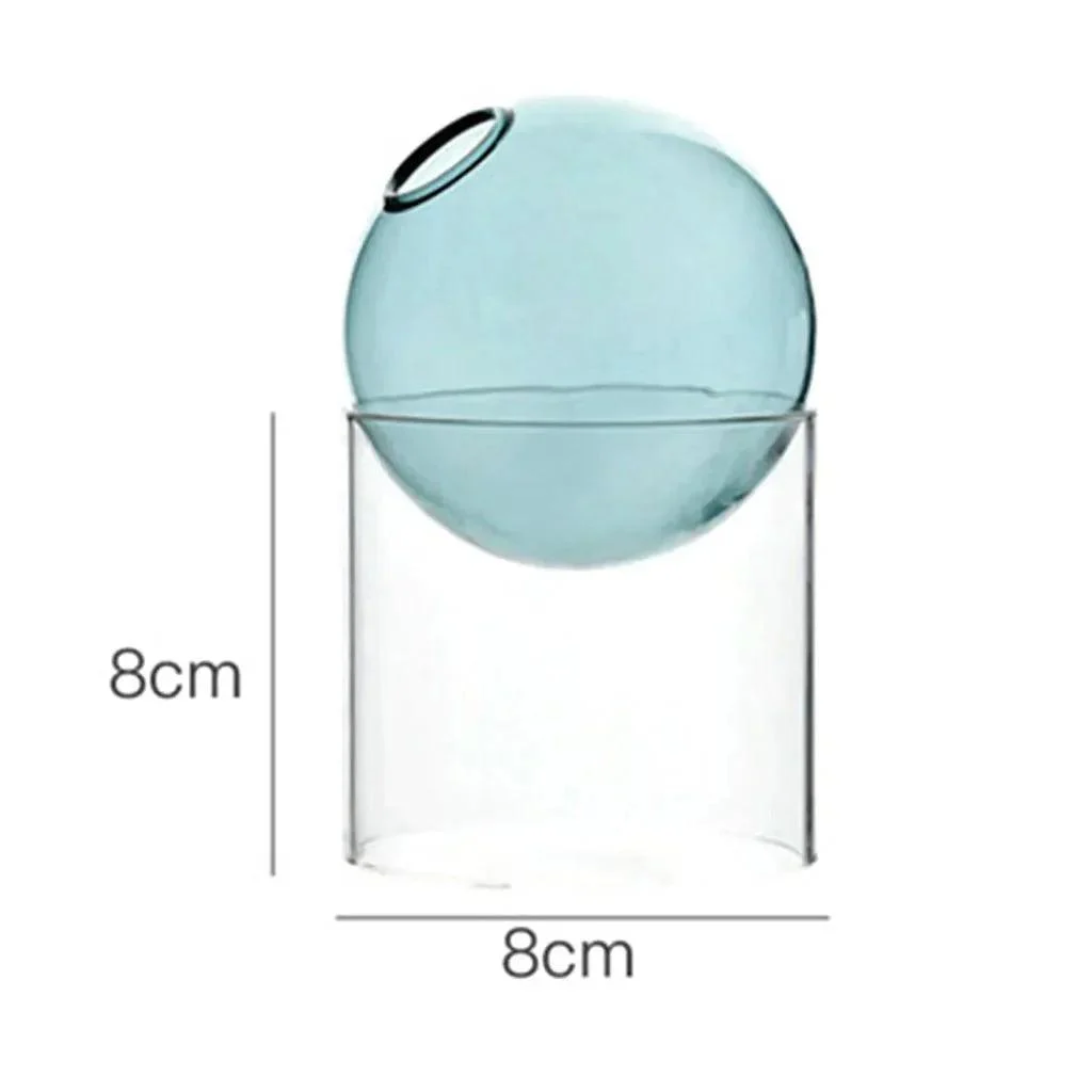 Decorative Round Modern Glass Vase -  - #tag1#