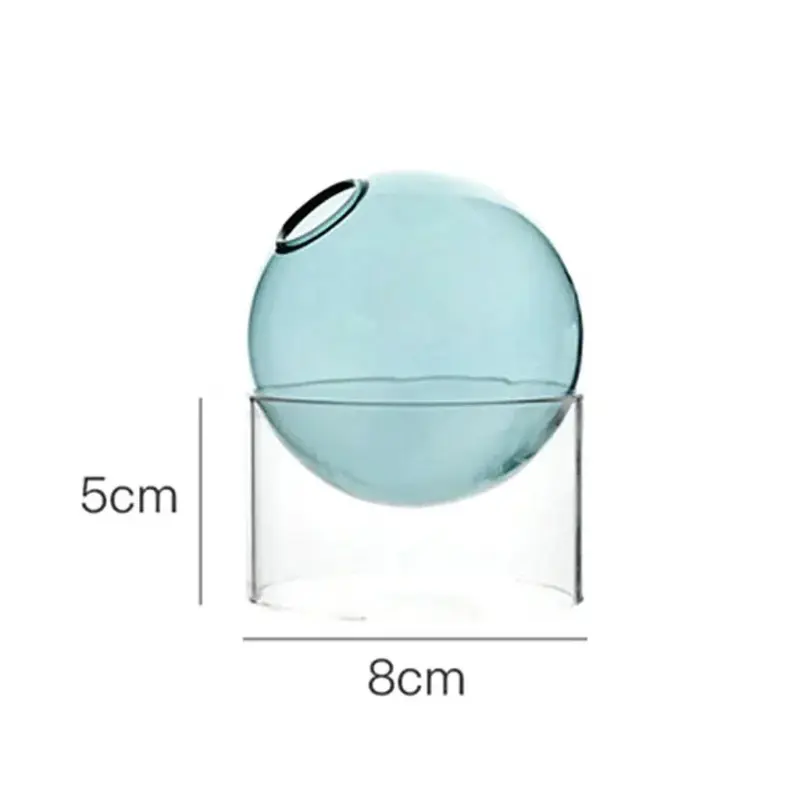 Decorative Round Modern Glass Vase tag1