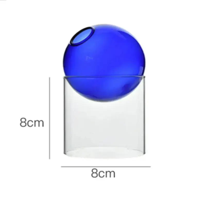 Decorative Round Modern Glass Vase tag1