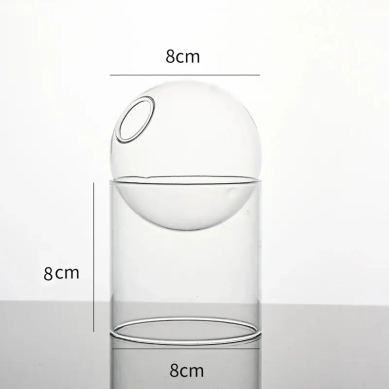 Decorative Round Modern Glass Vase tag1