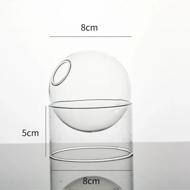 Decorative Round Modern Glass Vase tag1