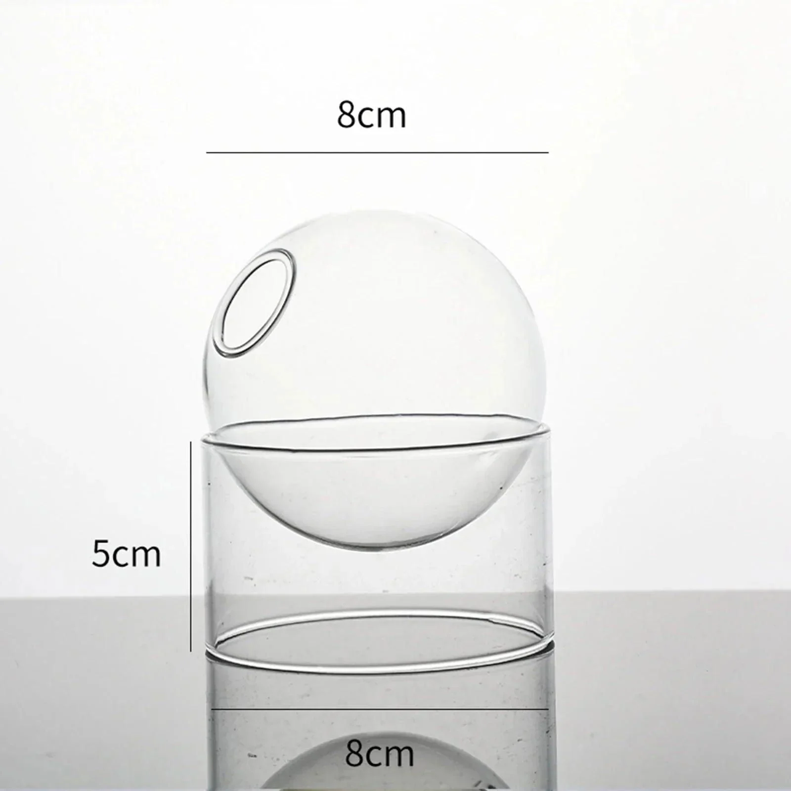 Decorative Round Modern Glass Vase -  - #tag1#