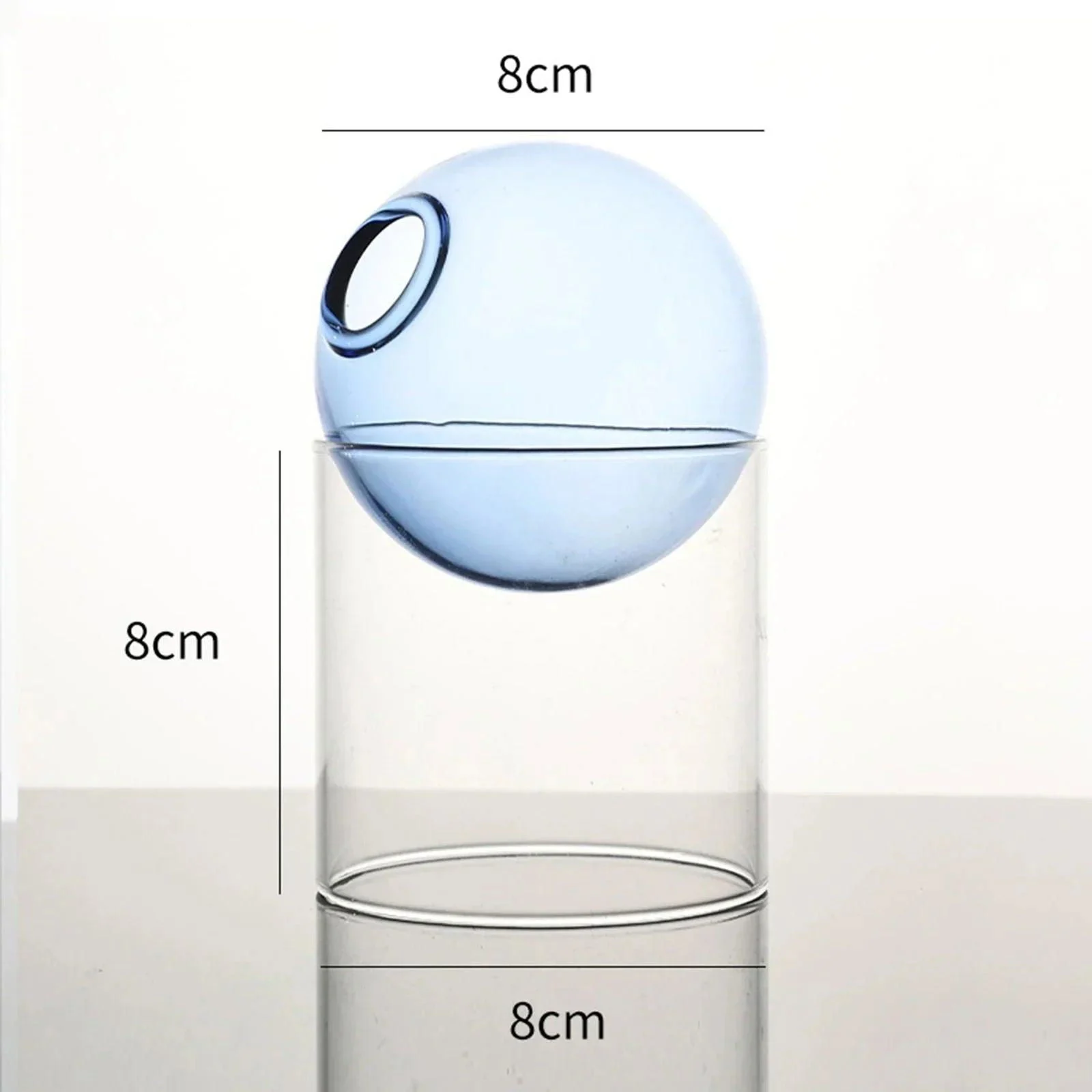 Decorative Round Modern Glass Vase -  - #tag1#