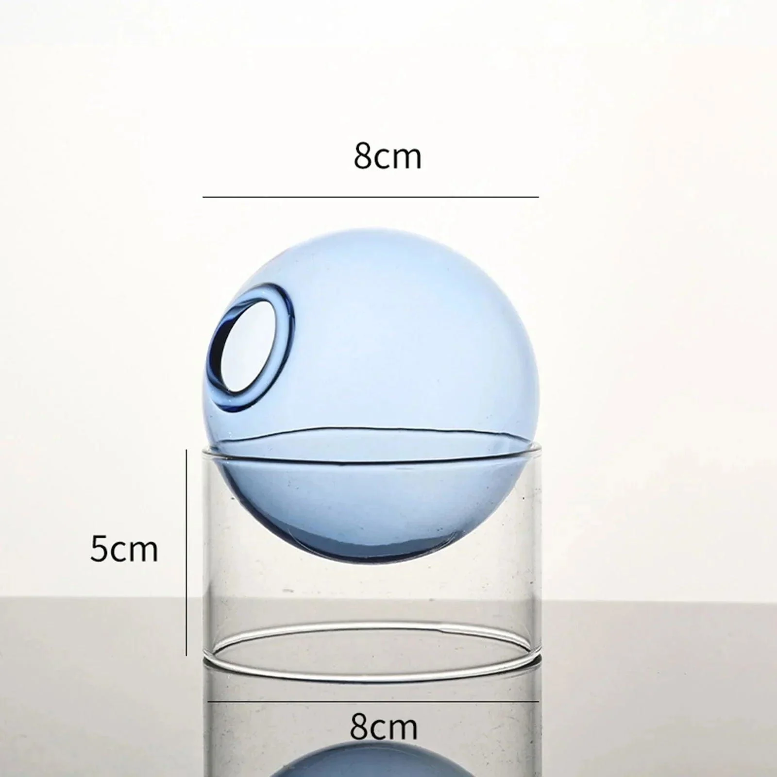 Decorative Round Modern Glass Vase -  - #tag1#