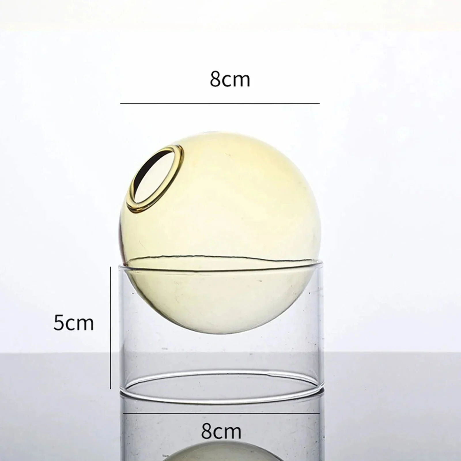 Decorative Round Modern Glass Vase -  - #tag1#