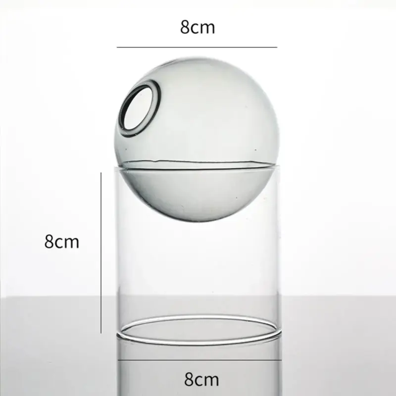 Decorative Round Modern Glass Vase tag1