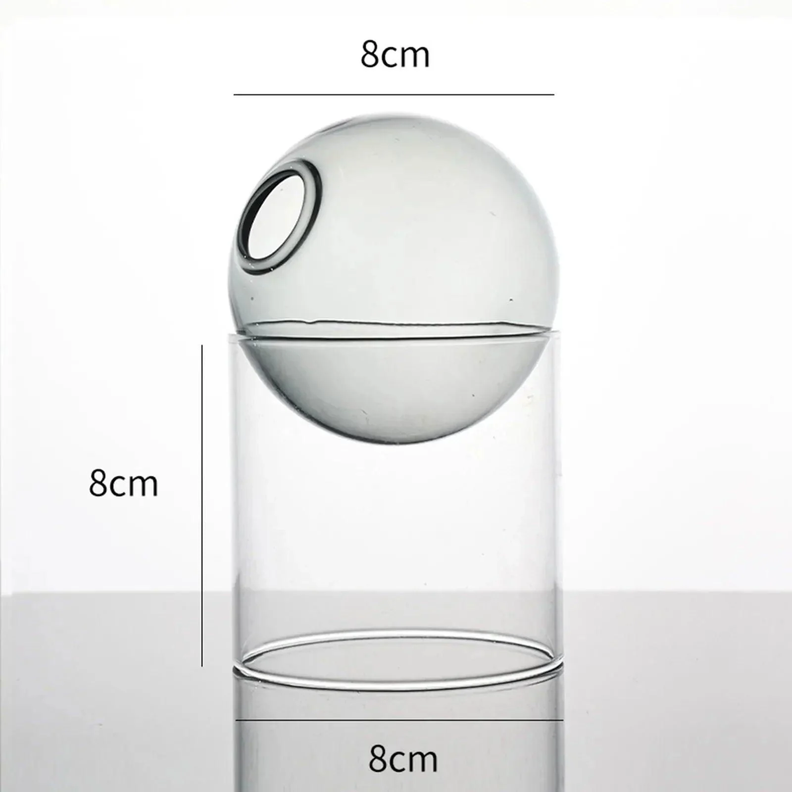 Decorative Round Modern Glass Vase -  - #tag1#