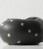 Decorative Table Vase Paola and Bowl Black Gold tag1