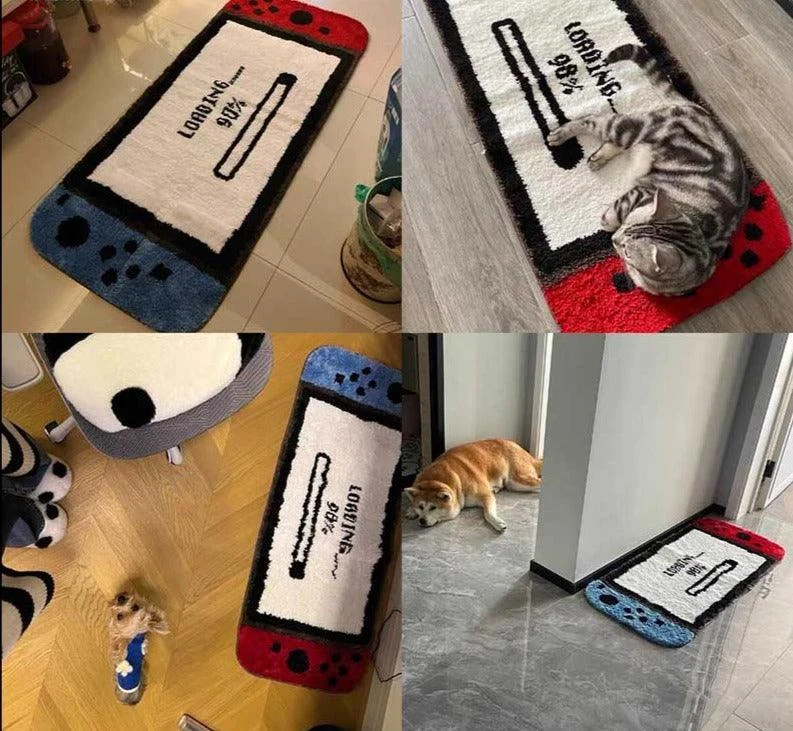 Decorative Tufted Switch Game Controller Rug -