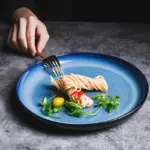 Deep Blue Oceano Dinner Plates tag1