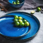 Deep Blue Oceano Dinner Plates tag1