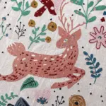 Deer Forest Holiday Vibe Throw Blanket