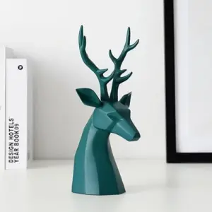Deer Head Figurine