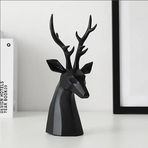 Deer Head Figurine -