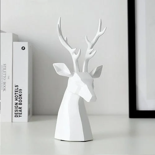 Deer Head Figurine -