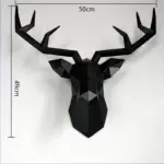 Deer Head Wall Hanging Elegant Decor for Stylish Living Rooms