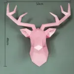 Deer Head Wall Hanging Elegant Decor for Stylish Living Rooms