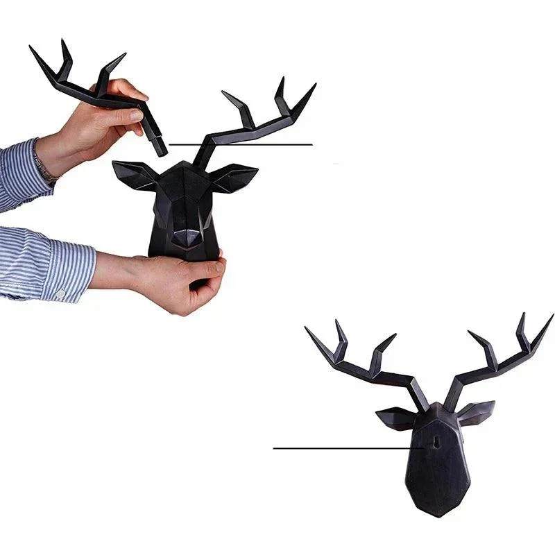 Deer Head Wall Sculpture -  - #tag1#