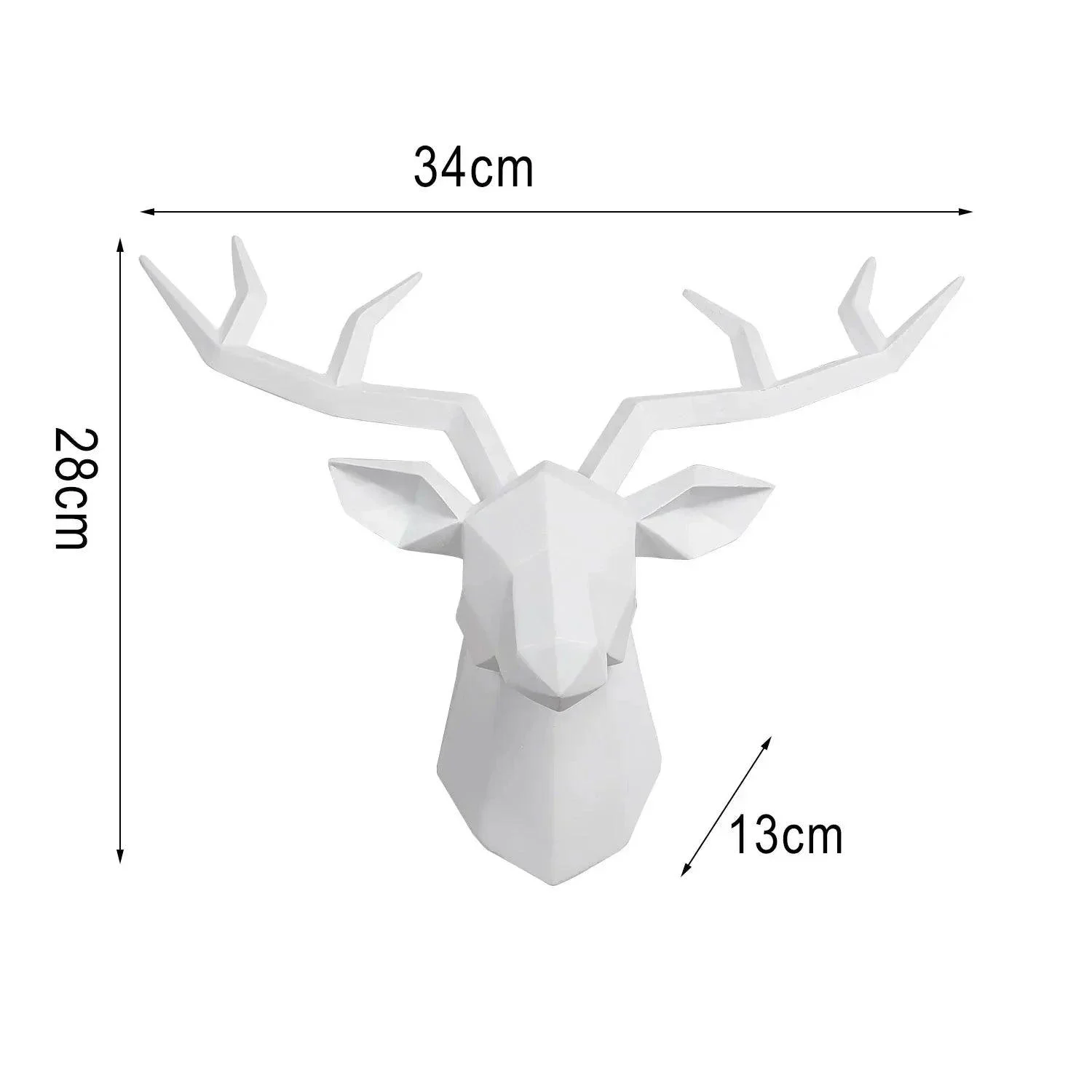 Deer Head Wall Sculpture -  - #tag1#