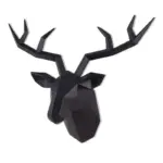 Deer Head Wall Sculpture tag1