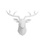 Deer Head Wall Sculpture tag1