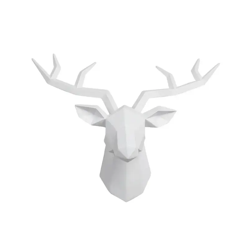 Deer Head Wall Sculpture tag1