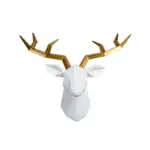 Deer Head Wall Sculpture tag1