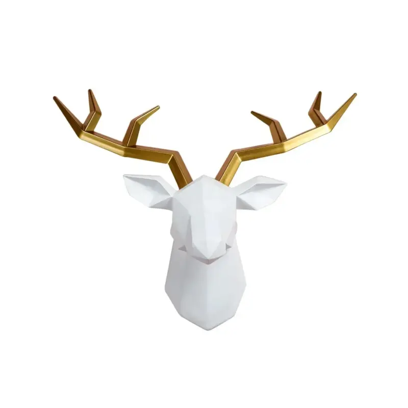 Deer Head Wall Sculpture tag1
